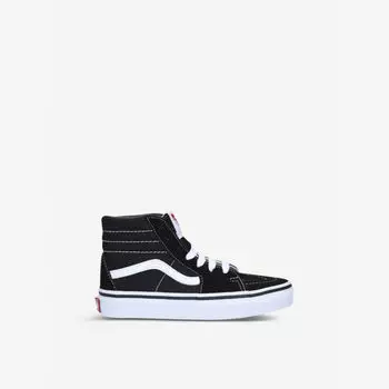 Высокие кроссовки из кожи и парусины SK8-HI 4–8 лет Vans, черный