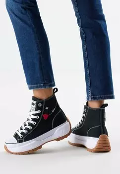 Высокие кроссовки Kaya Fly British Knights, цвет black heart