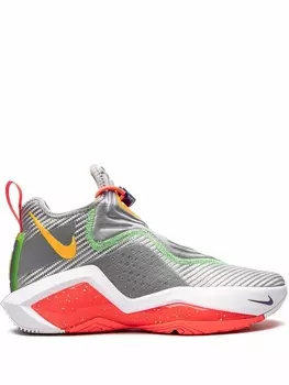 Высокие кроссовки LeBron Soldier 14 Nike, серебристый