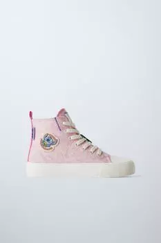 Высокие кроссовки lilo & stitch disney ZARA, розовый