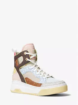 Высокие кроссовки Matson Color-Block Logo Michael Kors, мультиколор