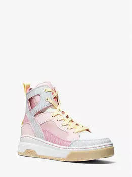 Высокие кроссовки Matson Color-Block Logo Michael Kors, мультиколор