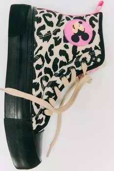 Высокие кроссовки микки маус disney ZARA, черный