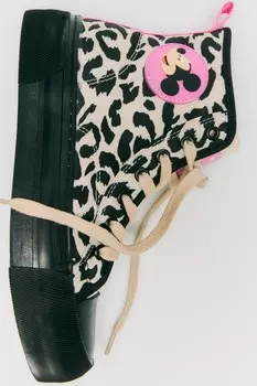 Высокие кроссовки микки маус disney ZARA, черный