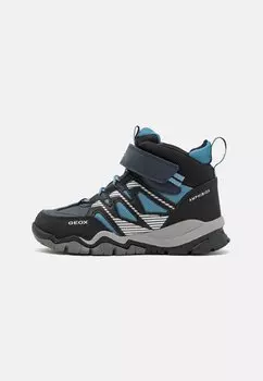 Высокие кроссовки MONTRACK BOY ABX Geox, цвет navy/light avio