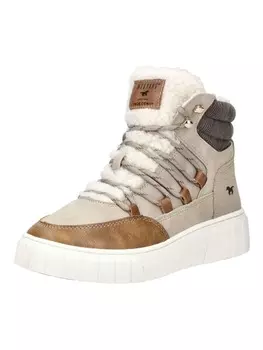 Высокие кроссовки Mustang, серо-коричневый