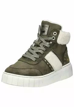 Высокие кроссовки Mustang, темно-зеленый