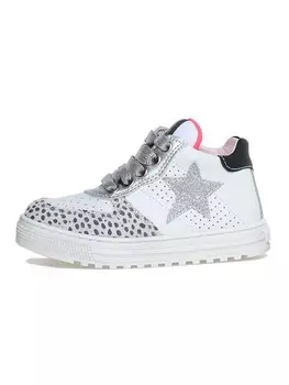 Высокие кроссовки Naturino Leder Hess, цвет wei/silber