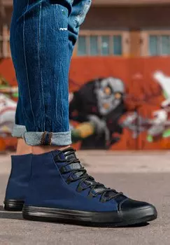 Высокие кроссовки Ombre, темно-синие