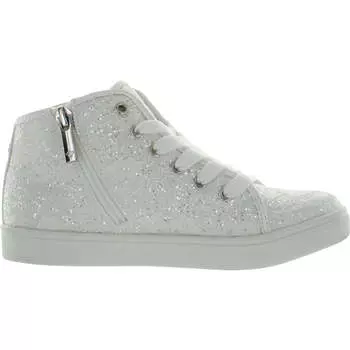 Высокие кроссовки Penelope Girls Shimmer Lifestyle Nina, цвет White Glitter