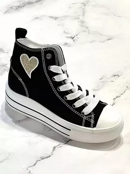 Высокие кроссовки Poti Pati, черный