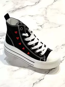 Высокие кроссовки Poti Pati, черный