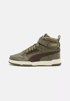 Высокие кроссовки Puma Game Unisex, темно-зеленый