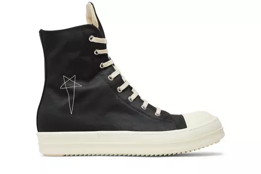 Высокие кроссовки Rick Owens EDFU DRKSHDW Pentagram Embroidery High, черный