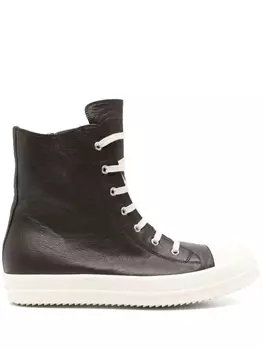 Высокие кроссовки Rick Owens, коричневый