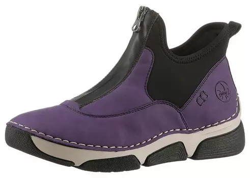 Высокие кроссовки Rieker, цвет Purple/Black