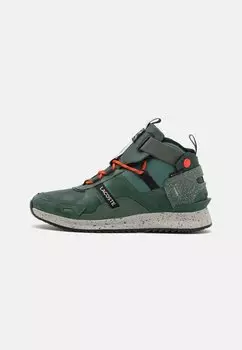 Высокие кроссовки Run Breaker Lacoste, цвет green/dark green