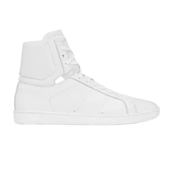 Высокие кроссовки Saint Laurent Signature Court Classic SL/01H High Top Sneaker, белый