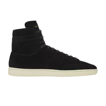 Высокие кроссовки Saint Laurent Signature Court Classic SL/10H High Top Sneaker, черный