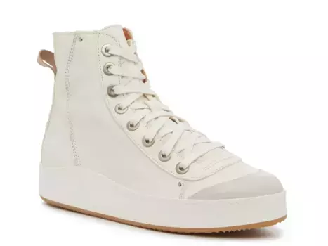 Высокие кроссовки Saturday - женские Free People, Off White