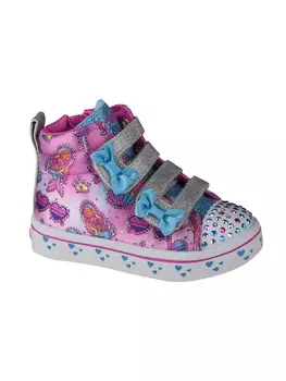 Высокие кроссовки Skechers, розовый