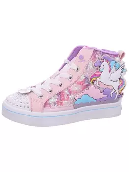 Высокие кроссовки Skechers, розовый