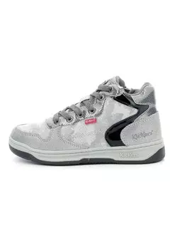 Высокие кроссовки SNEAKERS HAUTES SYNTHETIQUE KICKLAX Kickers, цвет argent