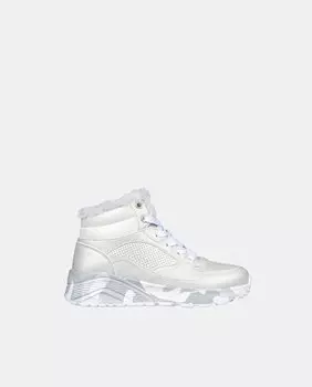 Высокие кроссовки Sport Uno для девочек с камуфляжным принтом Skechers, белый