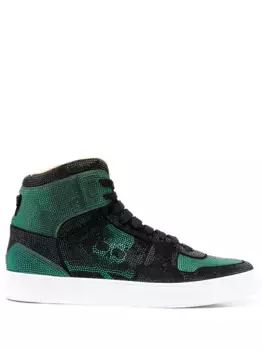 Высокие кроссовки Strass Philipp Plein, черный