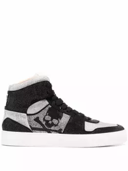 Высокие кроссовки Strass Philipp Plein, черный