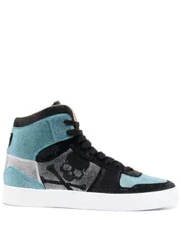 Высокие кроссовки Strass Philipp Plein, синий