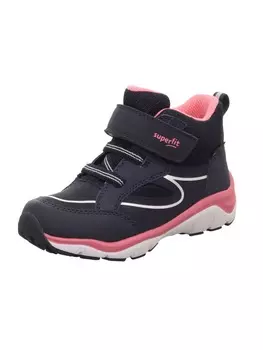 Высокие кроссовки superfit, цвет blau/rosa