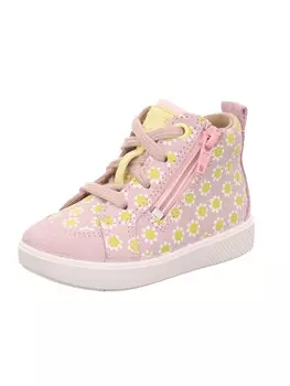 Высокие кроссовки superfit, цвет rosa/gelb