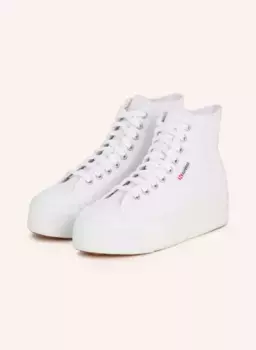 Высокие кроссовки Superga, белый