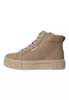 Высокие кроссовки Tamaris, бежевый