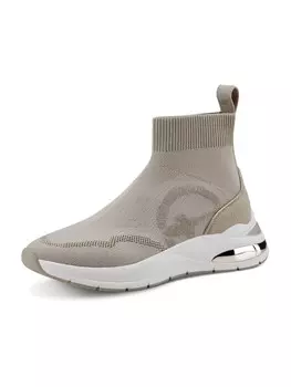 Высокие кроссовки Tamaris, бежевый