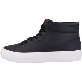 Высокие кроссовки Tommy Hilfiger mid Prep Vulc High Leather, темно синий