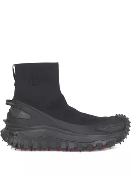 Высокие кроссовки Trailgrip Knit Moncler, черный
