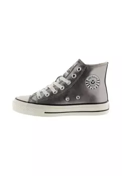Высокие кроссовки TRIBU EFFECT MID SHINY Victoria Shoes, цвет Plata