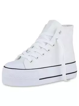 Высокие кроссовки VAN HILL, белый