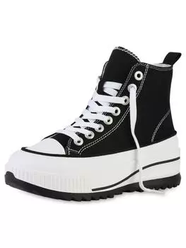 Высокие кроссовки VAN HILL, черный