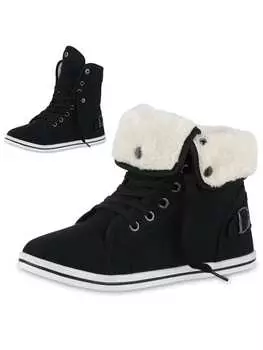 Высокие кроссовки VAN HILL, черный