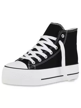 Высокие кроссовки VAN HILL, черный