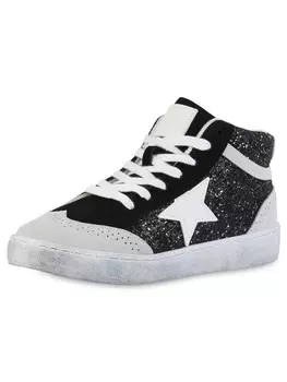 Высокие кроссовки VAN HILL, черный