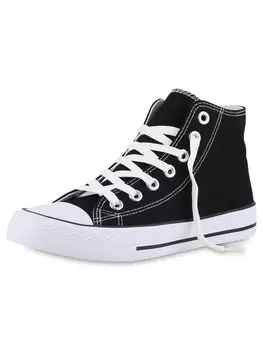 Высокие кроссовки VAN HILL High Allison, цвет schwarz weiss