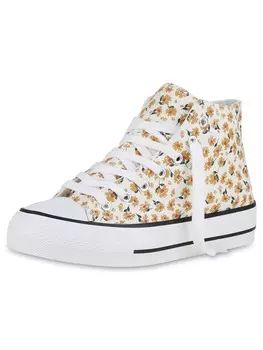 Высокие кроссовки VAN HILL, желтый