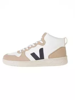 Высокие кроссовки Veja Leder V 15, цвет wei/beige/schwarz