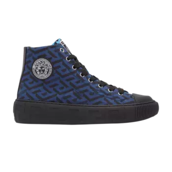 Высокие кроссовки Versace Medusa Greca High, синий