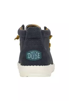 Высокие кроссовки WALLY MID WAXED HEYDUDE, темно-синий