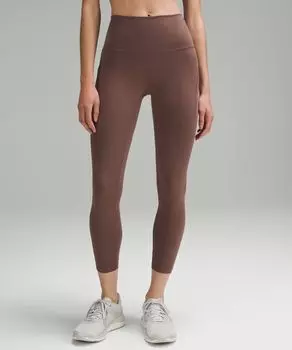Высокие леггинсы с карманами Wunder Train Lululemon